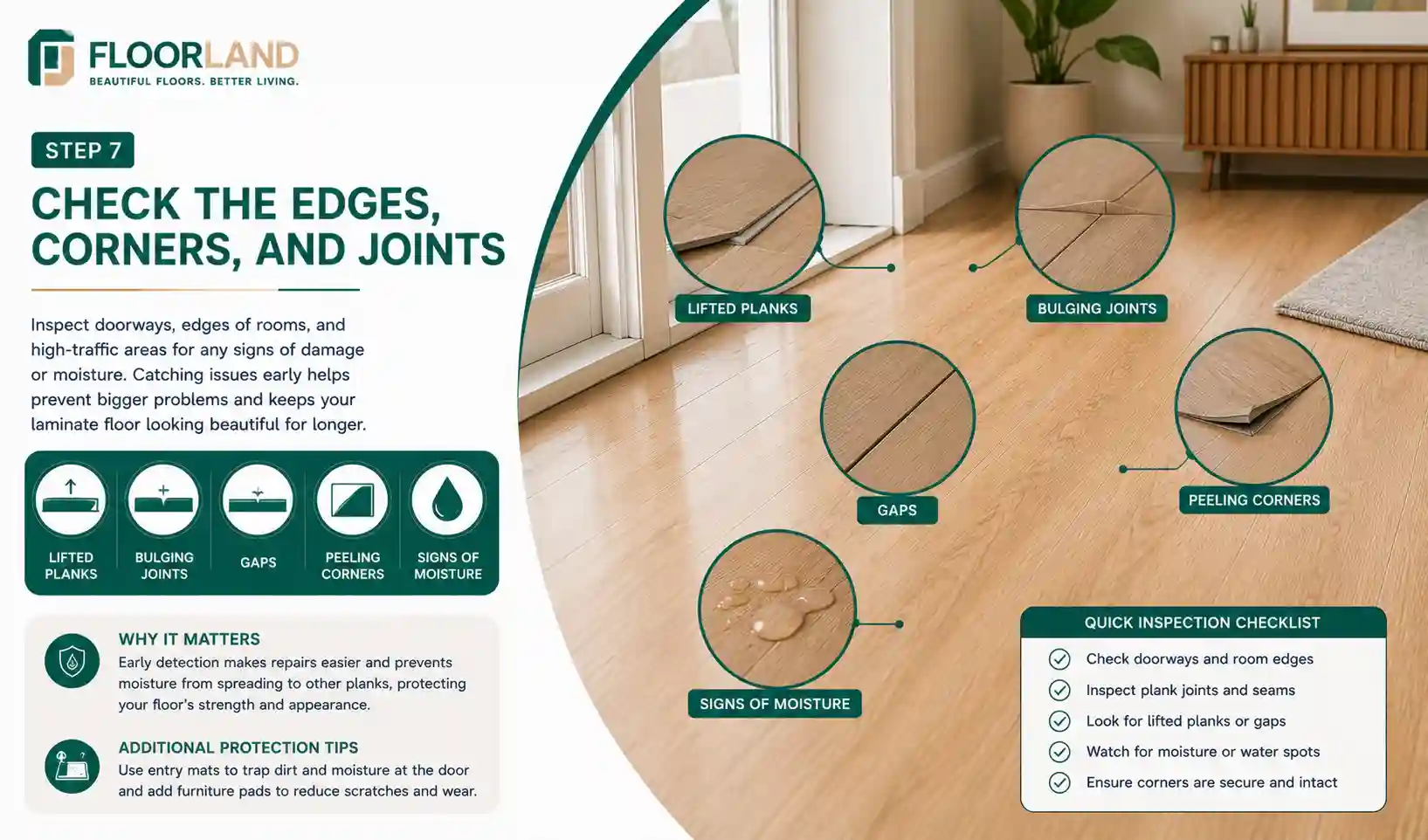 Check the Edges, Corners, and Joints