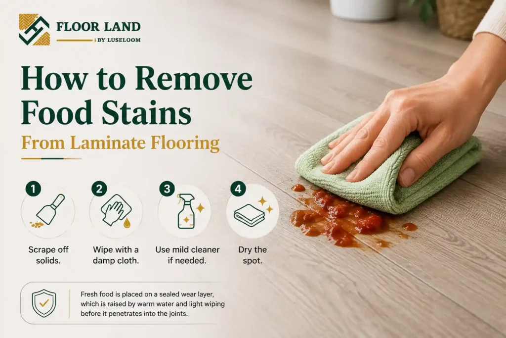 1. How to Remove Food Stains From Laminate Flooring