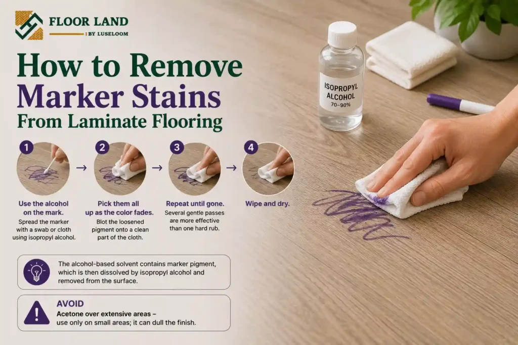 7. How to Remove Marker Stains From Laminate Flooring