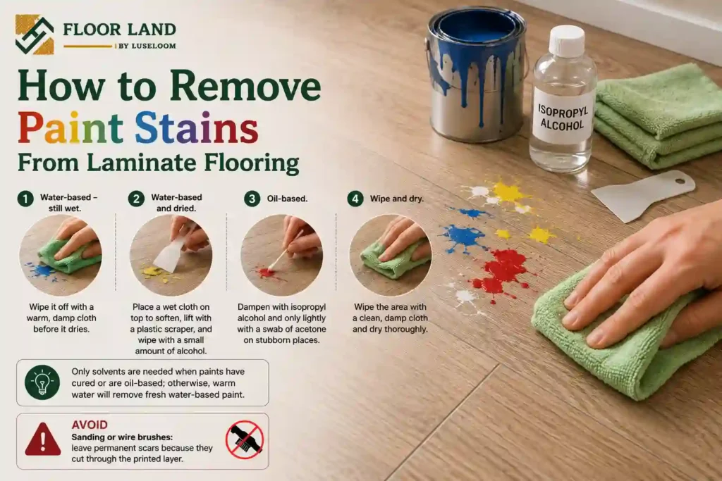 9. How to Remove Paint Stains From Laminate Flooring
