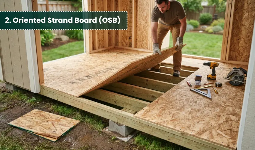 2. Oriented Strand Board (OSB)