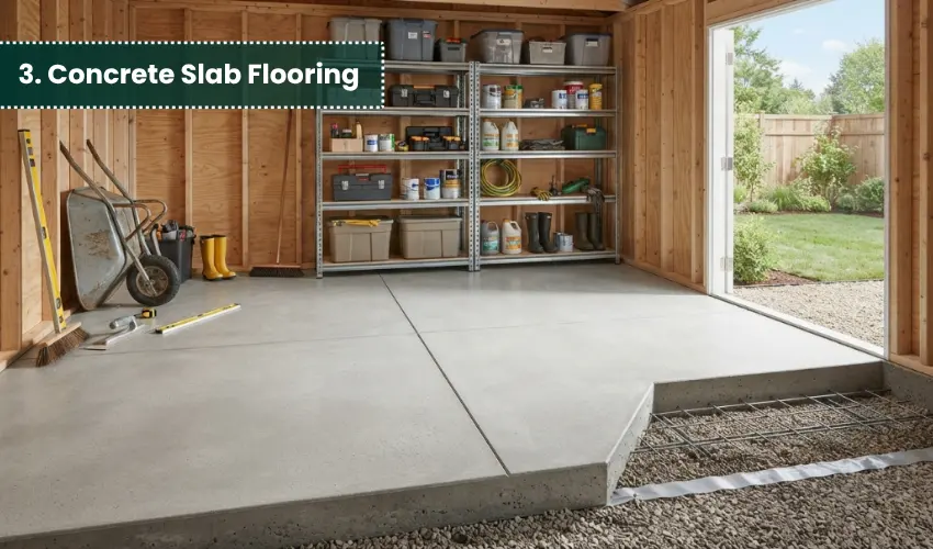 3. Concrete Slab Flooring