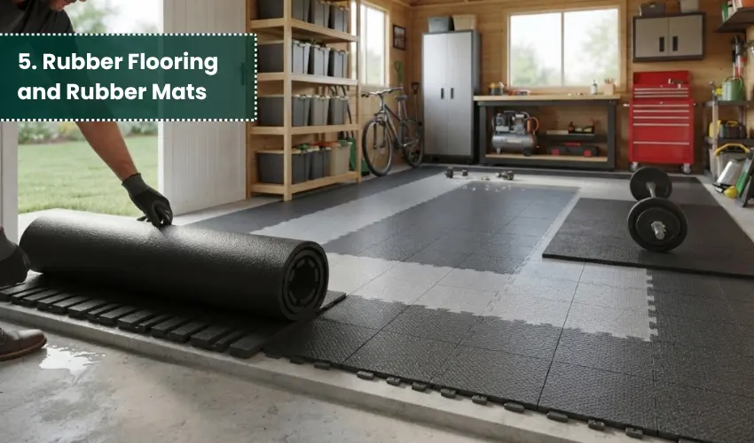 5. Rubber Flooring and Rubber Mats