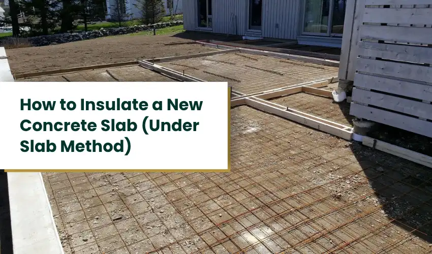How to Insulate a New Concrete Slab (Under Slab Method)