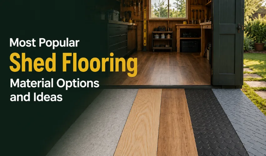 Most Popular Shed Flooring Material Options and Ideas - Floor Land