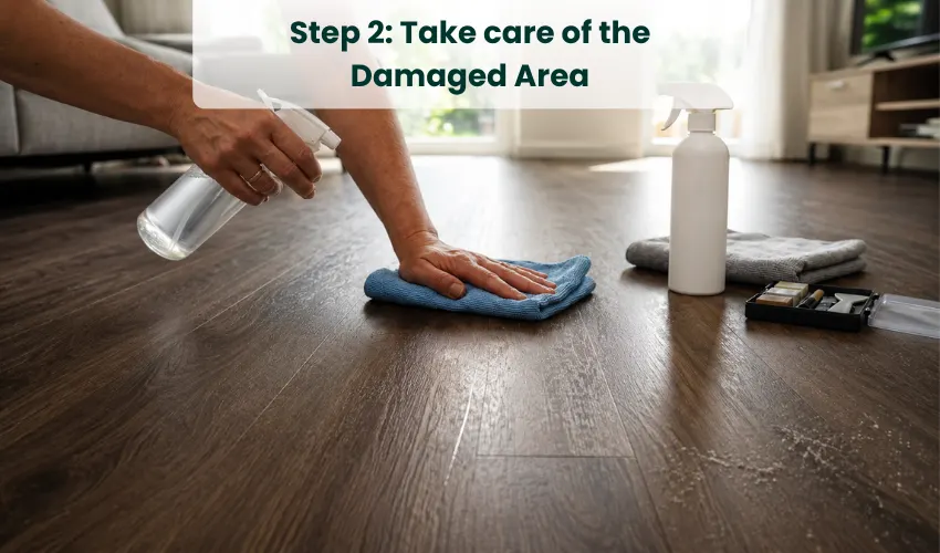 Step 2 Take care of the Damaged Area