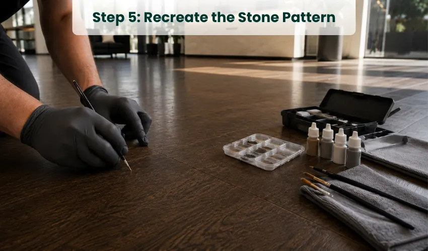 Step 5 Recreate the Stone Pattern