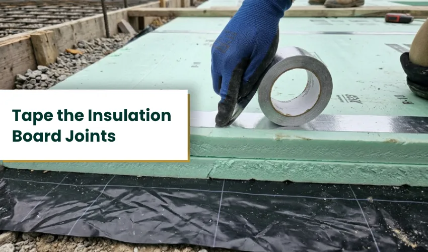 Tape the Insulation Board Joints