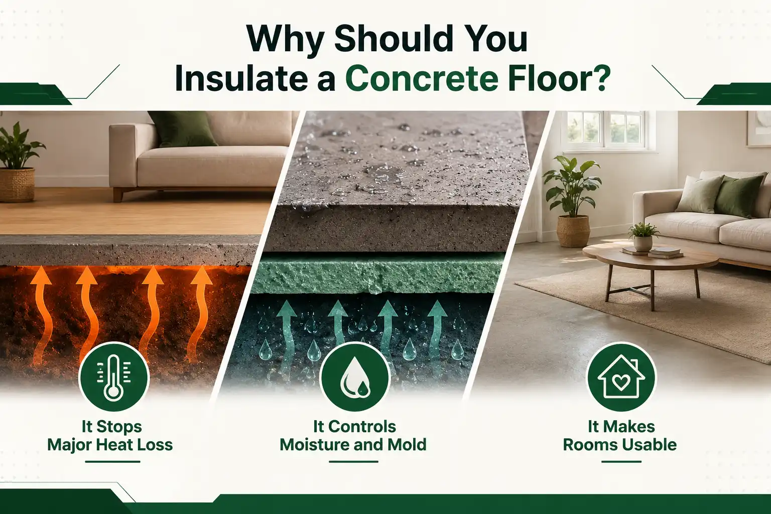 Why Should You Insulate a Concrete Floor