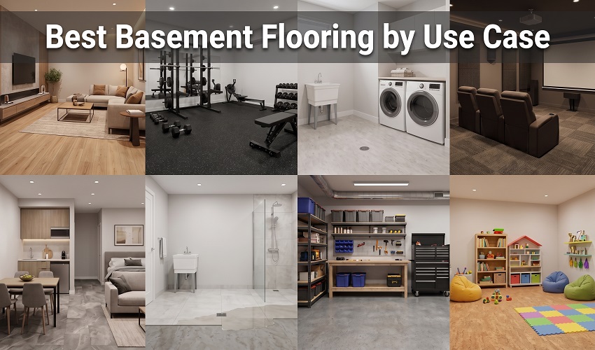 Best Basement Flooring Use Case