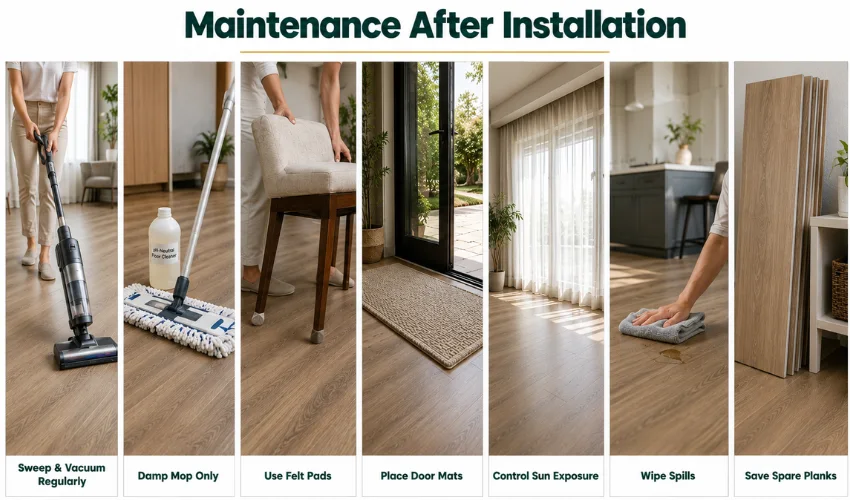 Maintenance After Installation