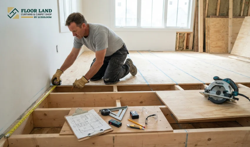 Step 3 Measure and Mark the Room