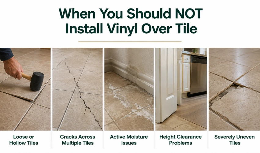 When You Should NOT Install Vinyl Over Tile