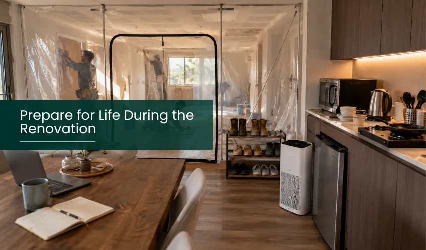 Prepare for Life During the Renovation