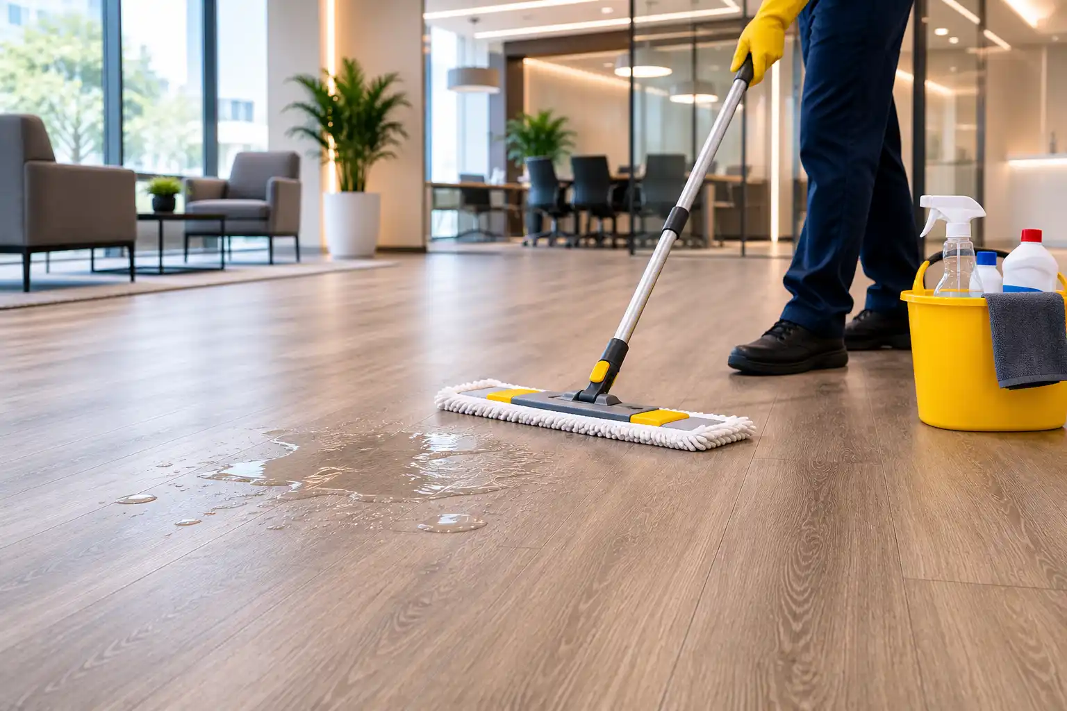 Vinyl Floors are Waterproof and Require Low Maintenance