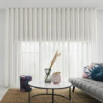 White Ribbed Sheer