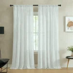 Sheer Charcoal Stripe