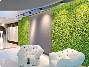 wall artificial grass dubai