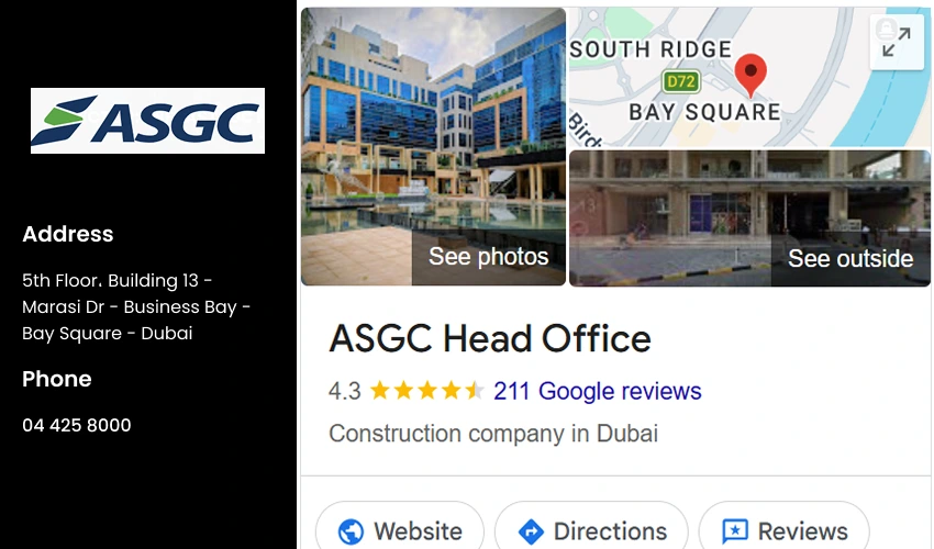 ASGC Construction (Al Shafar General Contracting)