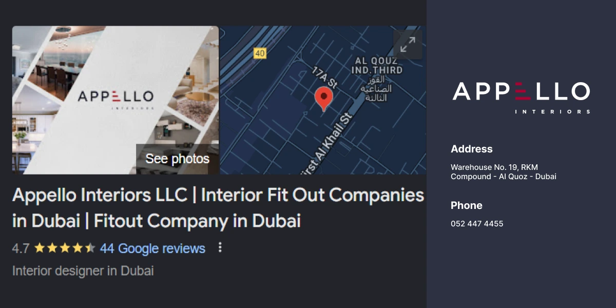 Appello Interiors LLC Interior Fitout