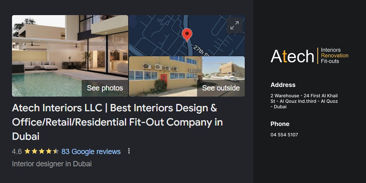 Atech Interiors LLC Interior Fitout