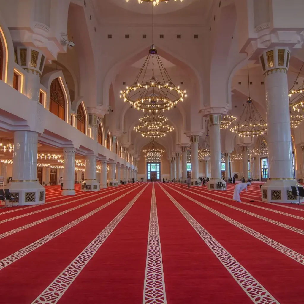 Luxury mosque carpet