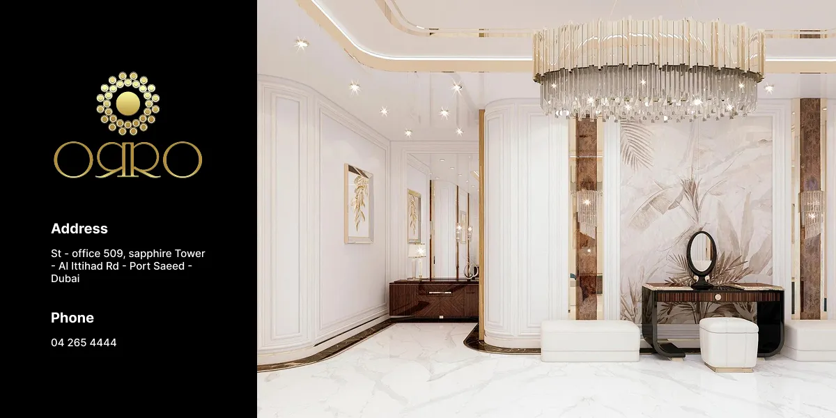 ORRO Interior Design – Contemporary Residential Focus Dubai
