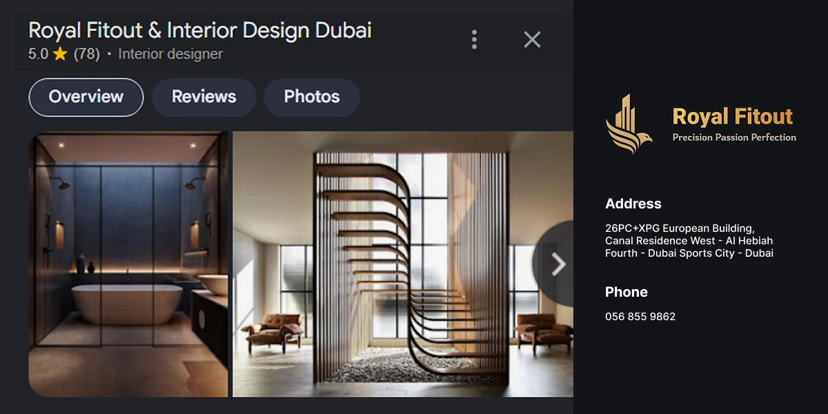 Royal Fitout & Interior Design Dubai -Interior Fitout