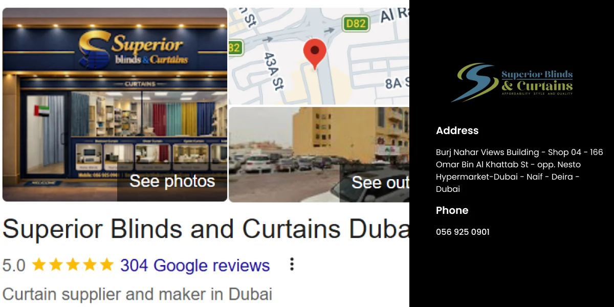 Superior Blinds and Curtains Dubai
