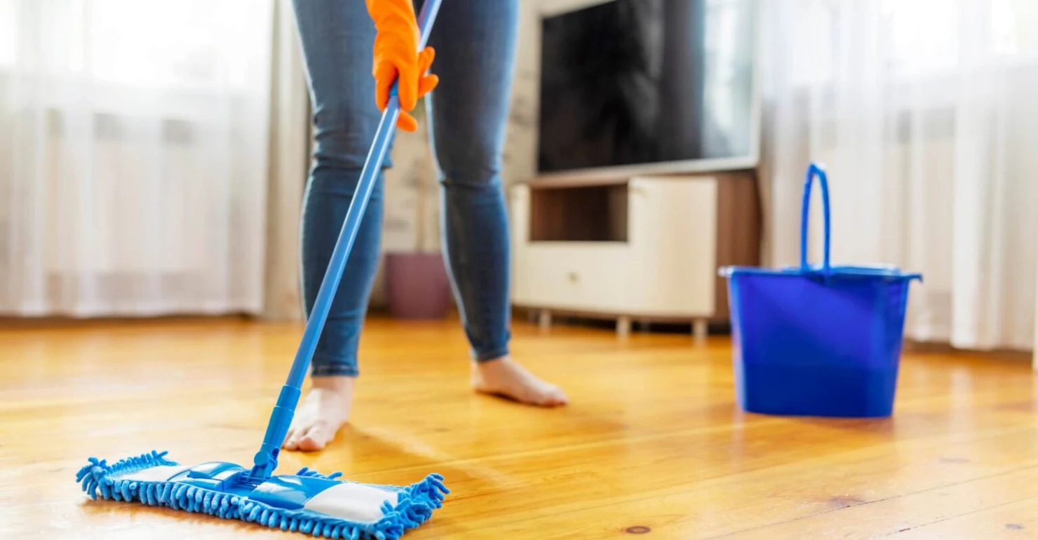 Vacuuming & Damp Mopping Method