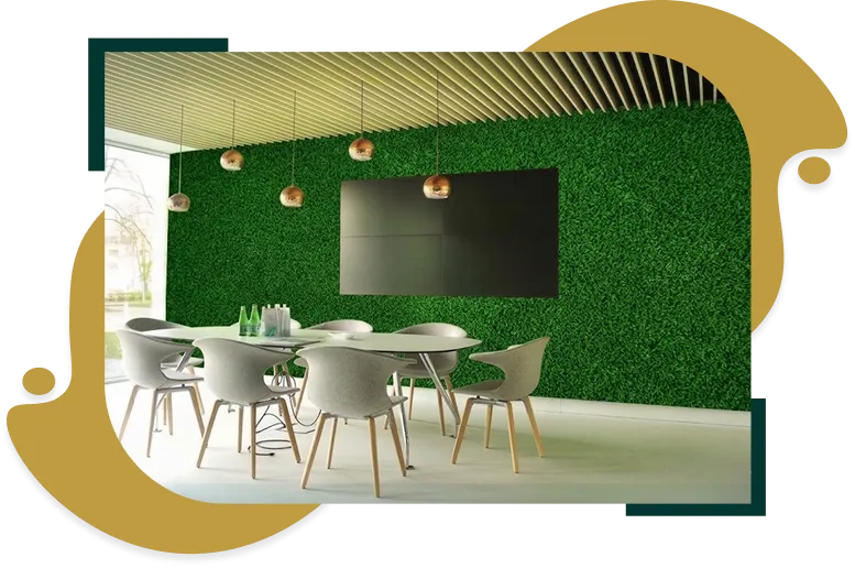 Wall Artificial Grass in Duba