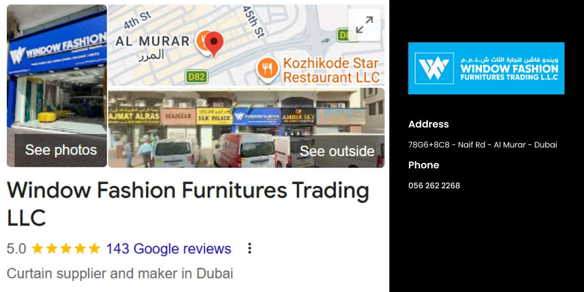 Window Fashion Furnitures Trading LLC