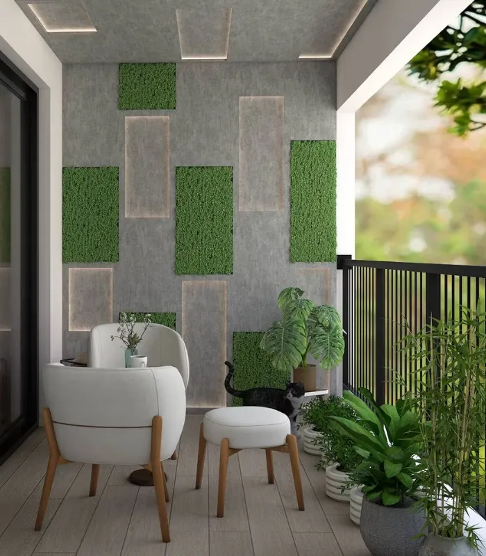 artificial grass wall fitting UAE
