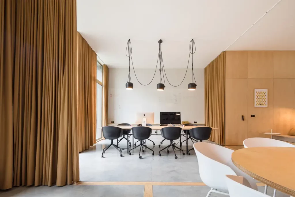 blackout Soundproof curtains for office dubai