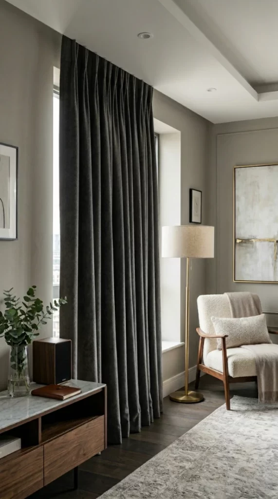 Blackout Soundproof curtains for office dubai