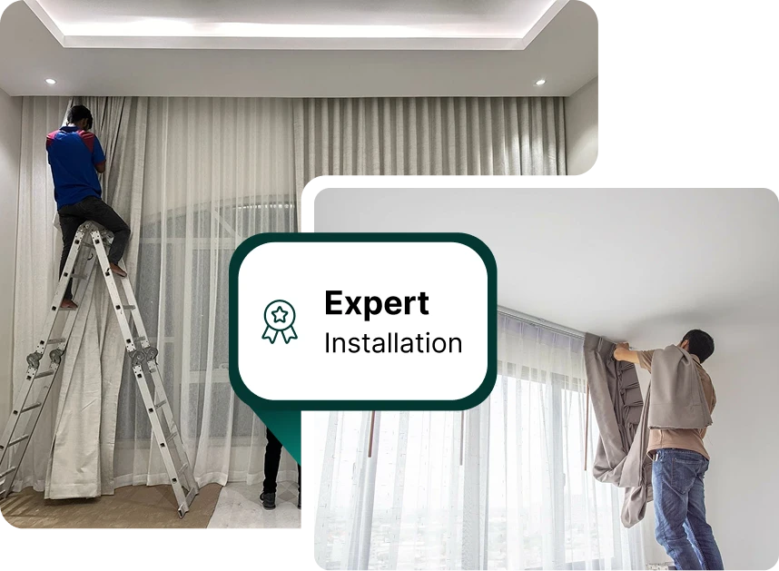 Expert Curtains installation Service in Dubai
