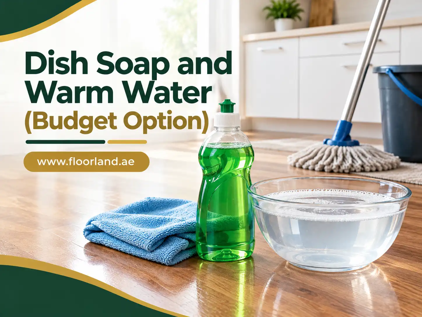 Dish Soap and Warm Water (Budget Option)