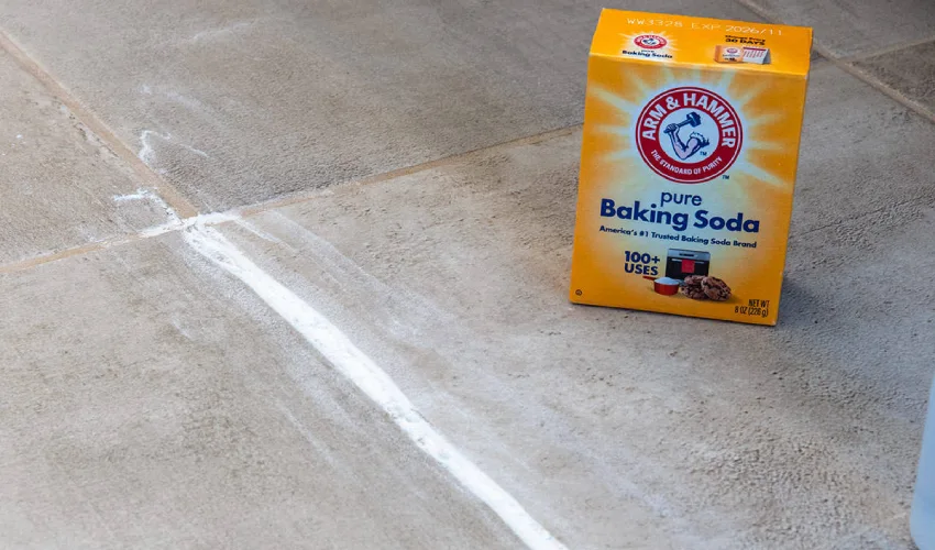 How to Clean Floor Tile Grout With Baking Soda