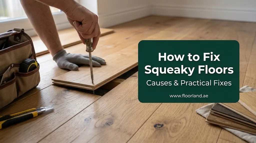 How to Fix Squeaky Floors - Floor Land.AE