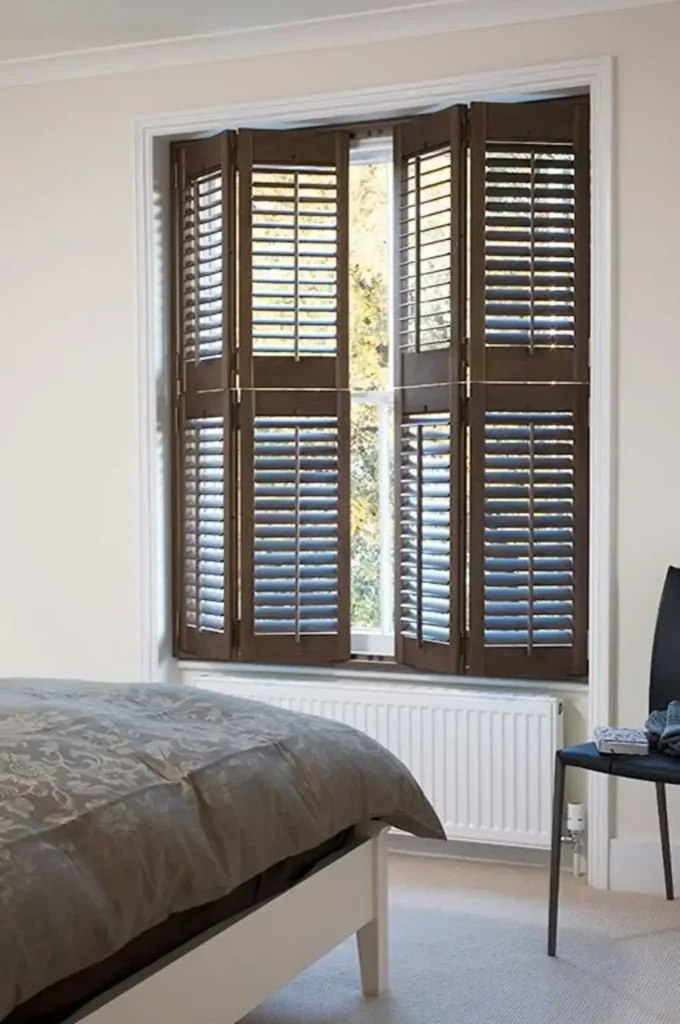 Luxury wooden blinds installation dubai