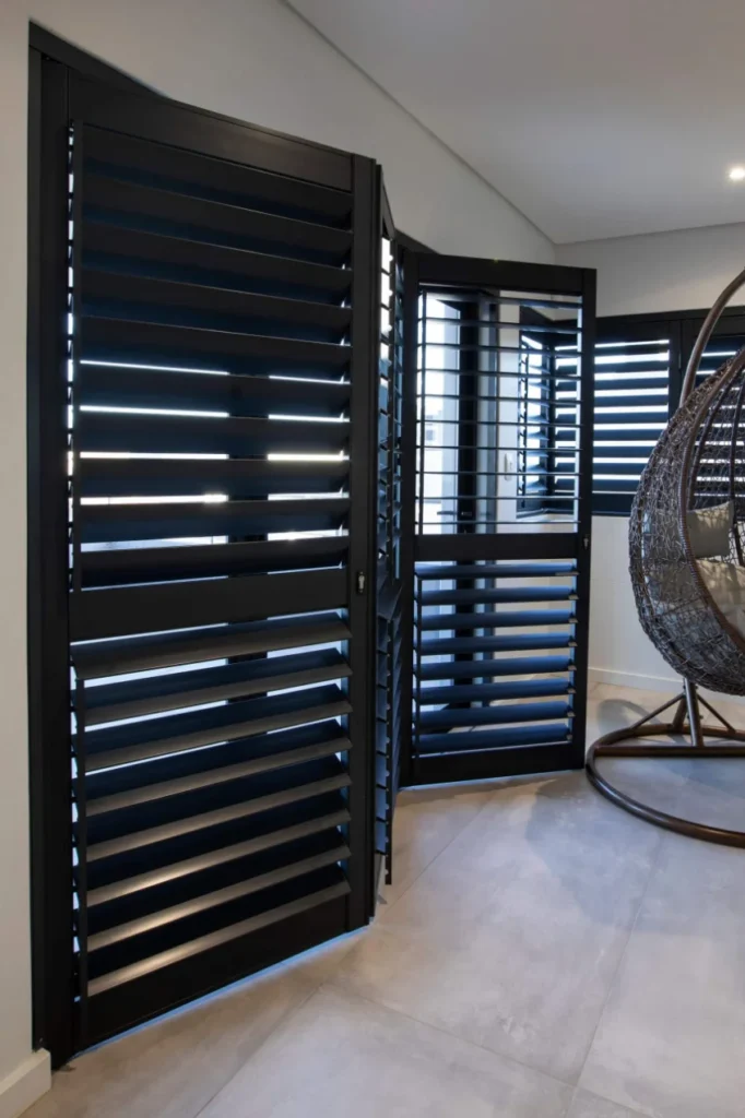 premium aluminum window shutters installation dubai