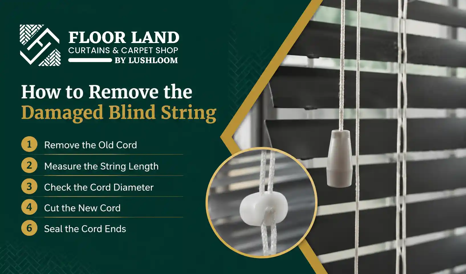 3. How to Remove the Damaged Blind String
