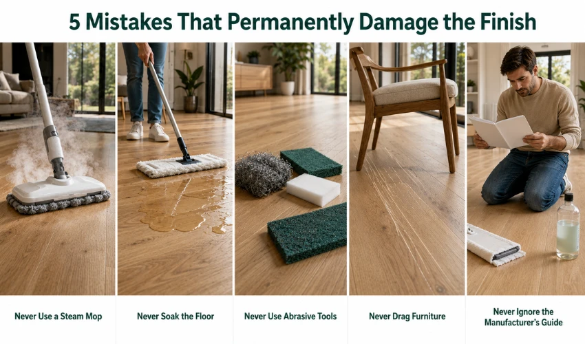 5 Mistakes That Permanently Damage the Finish