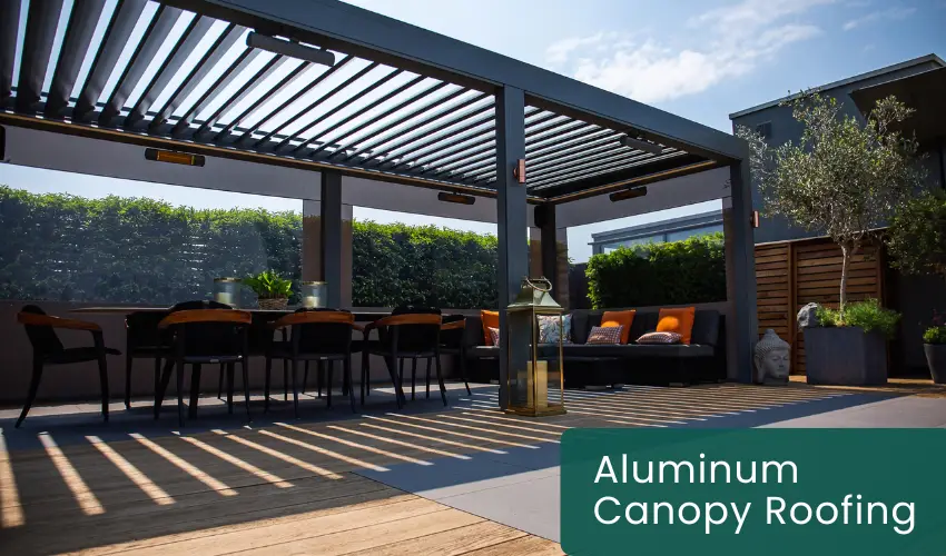 Aluminum Canopy Roofing