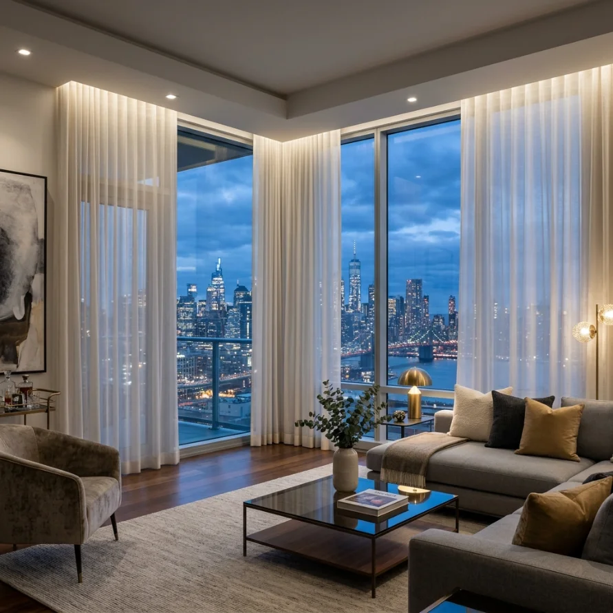 Apartment Sheer Curtains Dubai