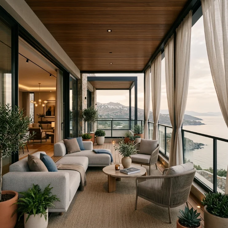 Balcony Sheer Curtains Dubai