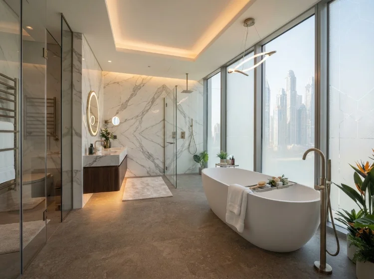 SPC flooring for bathroom dubai