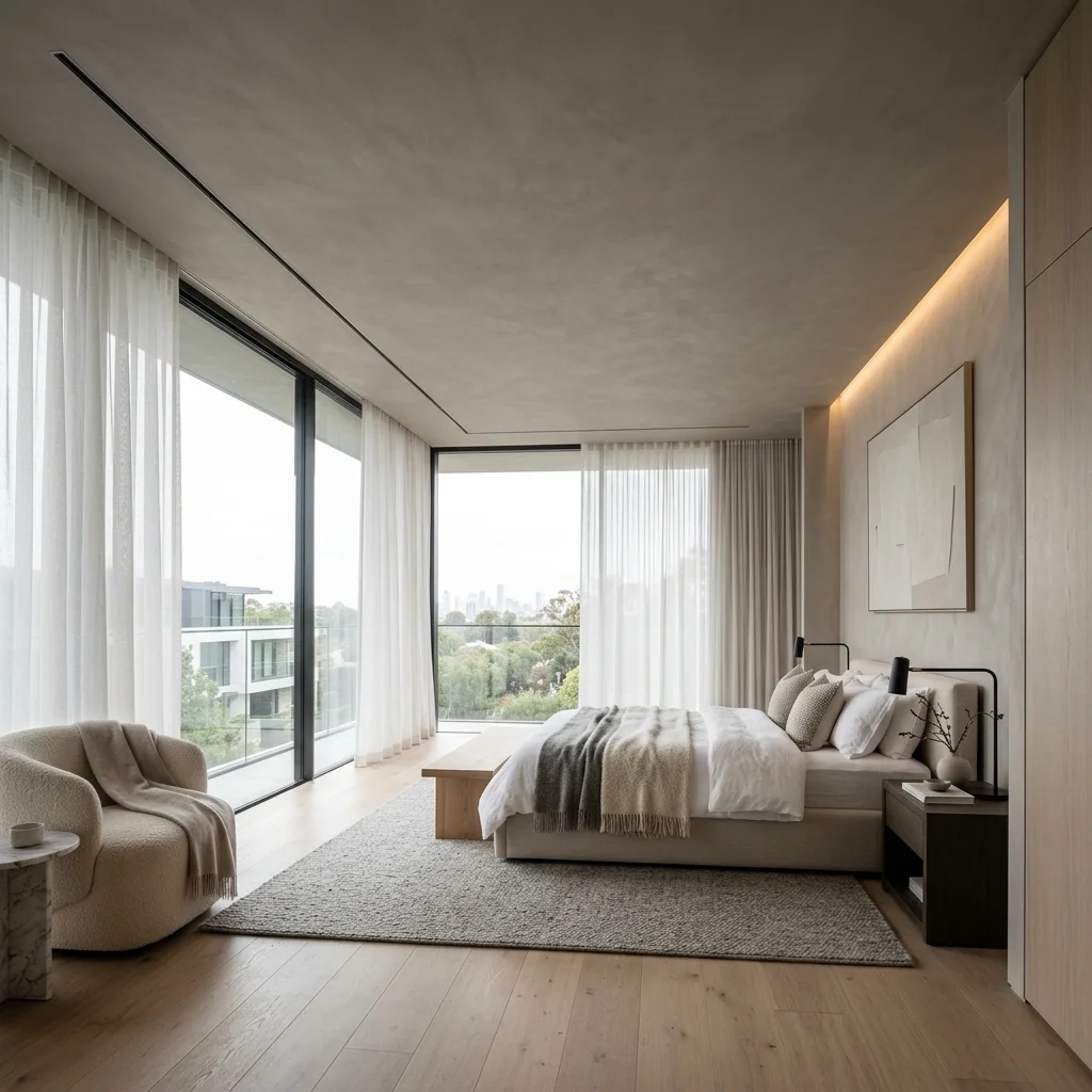 Bedroom Sheer Curtains Dubai
