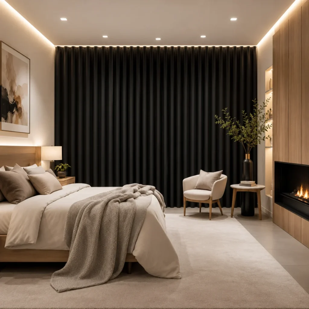 Black Blackout Curtains