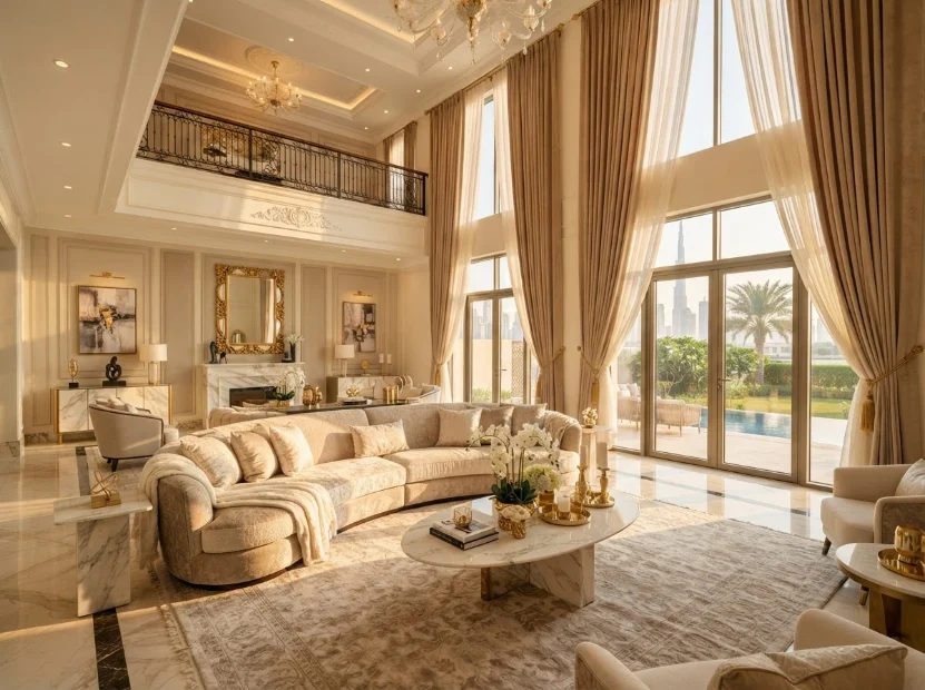 Blackout Curtains for Living Room Dubai